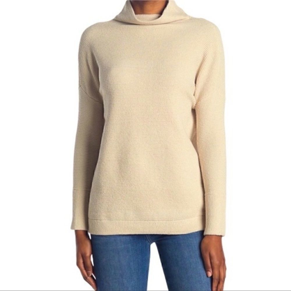 RDI Modern Designer mock neck dolman sweater NWT
